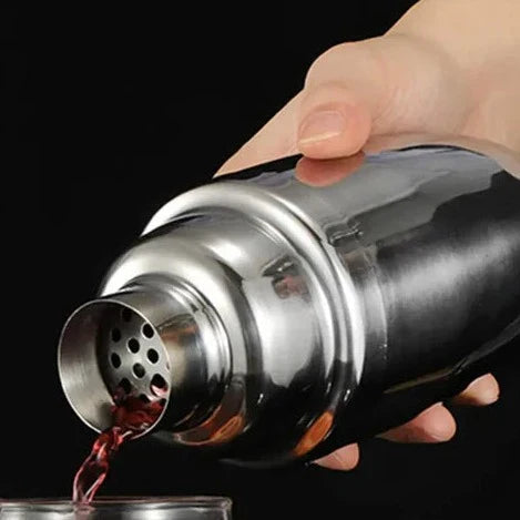 Stainless Steel Cocktail Set | 10-Piece Bar Tool Kit | Qonforta