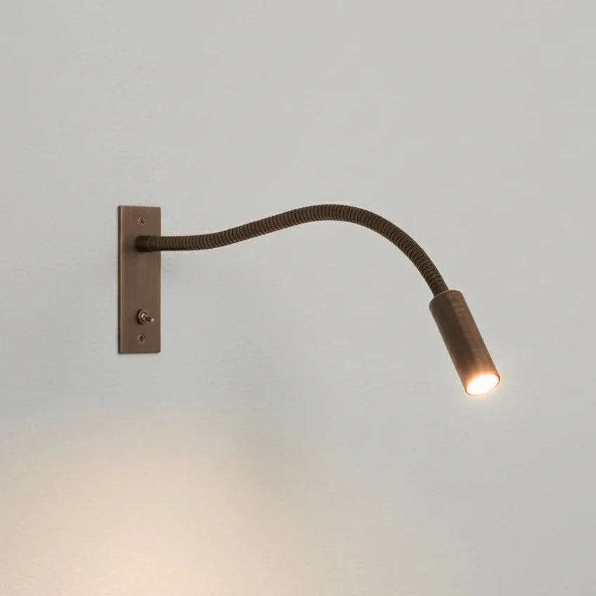 Adjustable Gooseneck Reading Wall Light | 3 Finishes | Qonforta