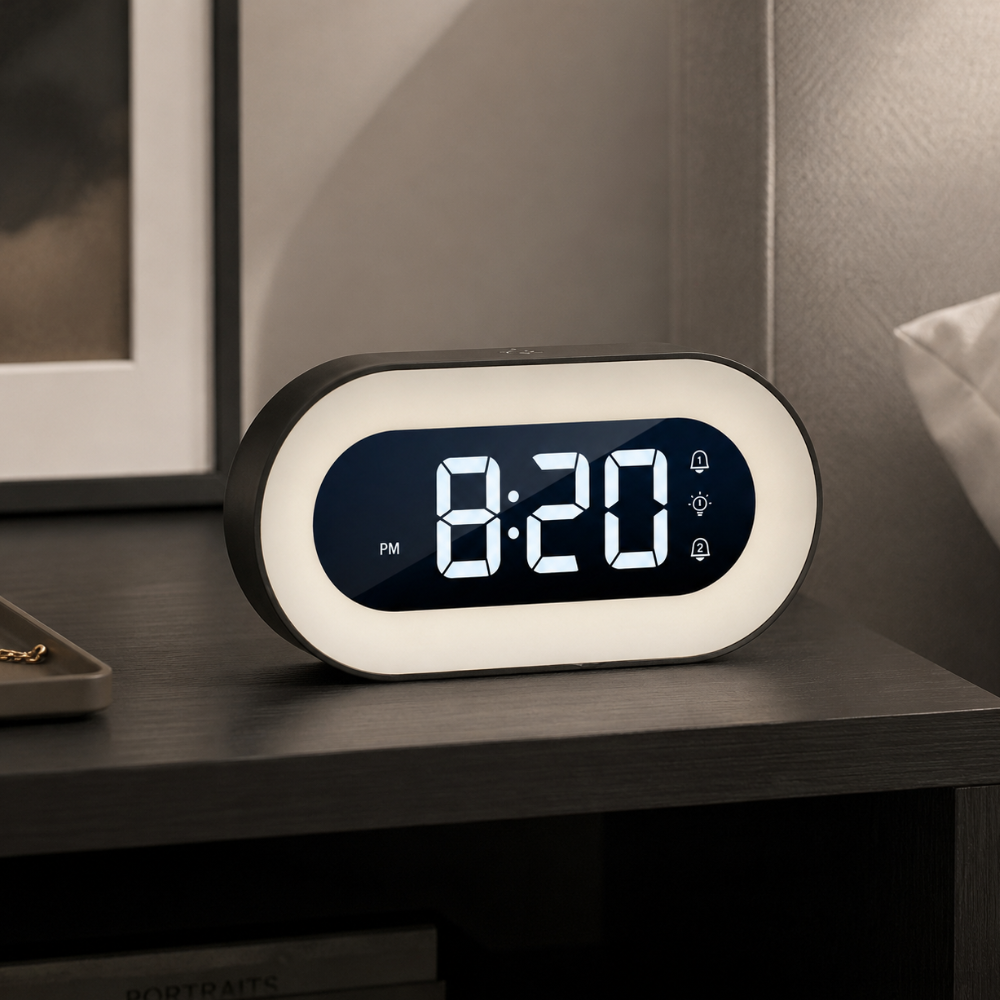 Sunrise Alarm Clock | Nature Sounds & Dimmable Light | Qonforta