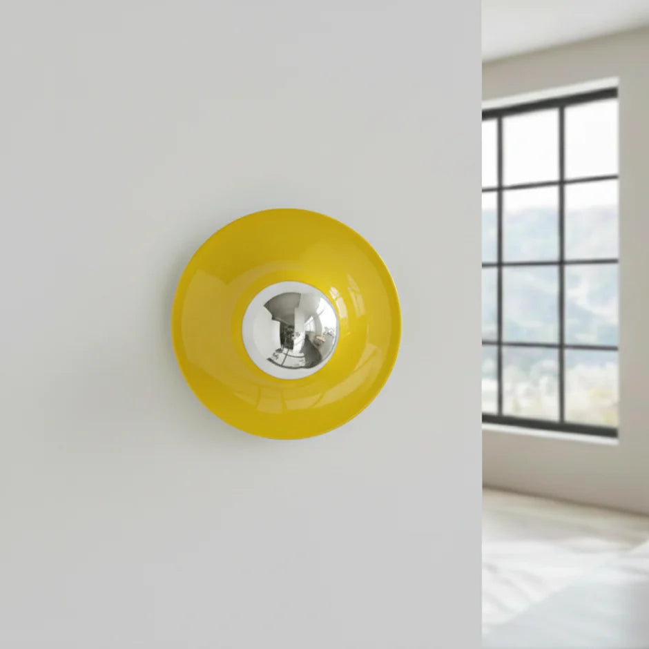 Colorful Iron Wall Sconce | LED Included | 3 Colors | Qonforta