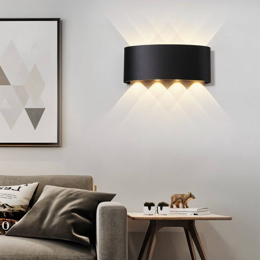 Aluminum LED Wall Sconce Waterproof – 6 Sizes | Qonforta