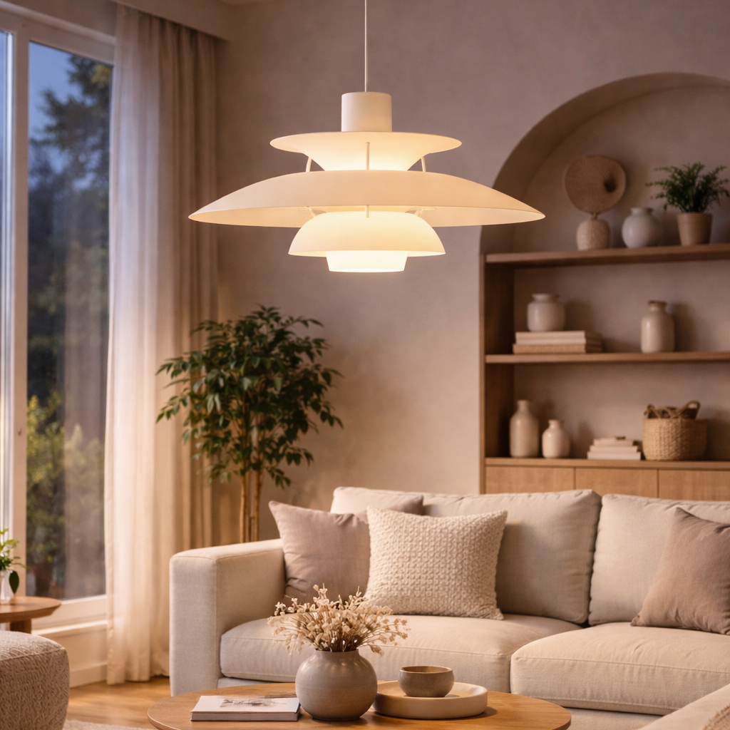 Saga Meerlaagse Metalen Hanglamp