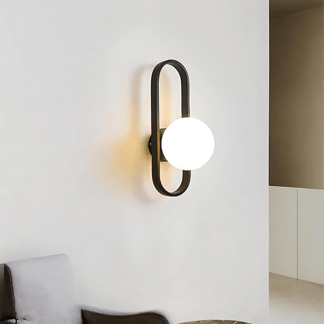 Iron LED Wall Sconce Up Down 12W – Gold & Black | Qonforta
