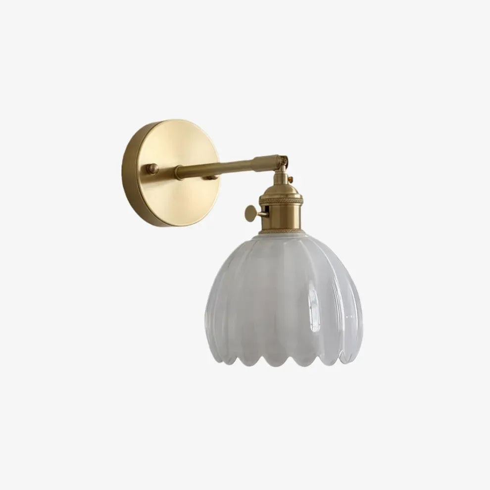 Tulip Glass Flower Wall Lamp | 5 Colors | Qonforta