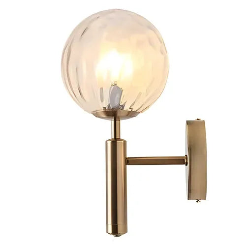 Orb Wall Sconce — Nordic Glass Ball LED Plug-In Wall Light