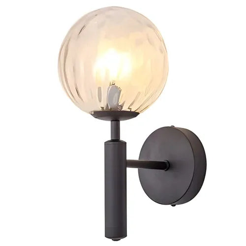Orb Wall Sconce — Nordic Glass Ball LED Plug-In Wall Light