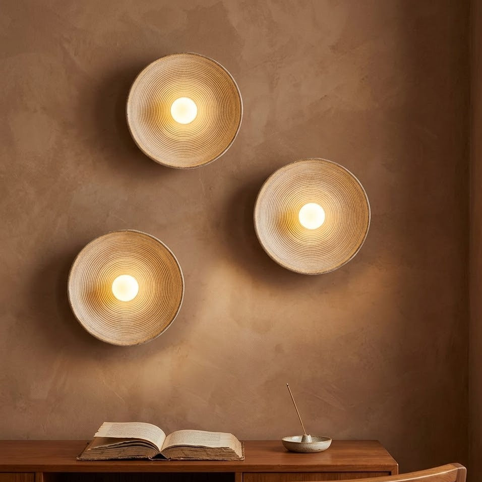 Circular LED Wall Sconce | Cool & Warm White | Qonforta