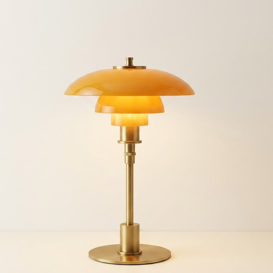 Nordic Glow Glass Table Lamp | 4 Colors | Qonforta