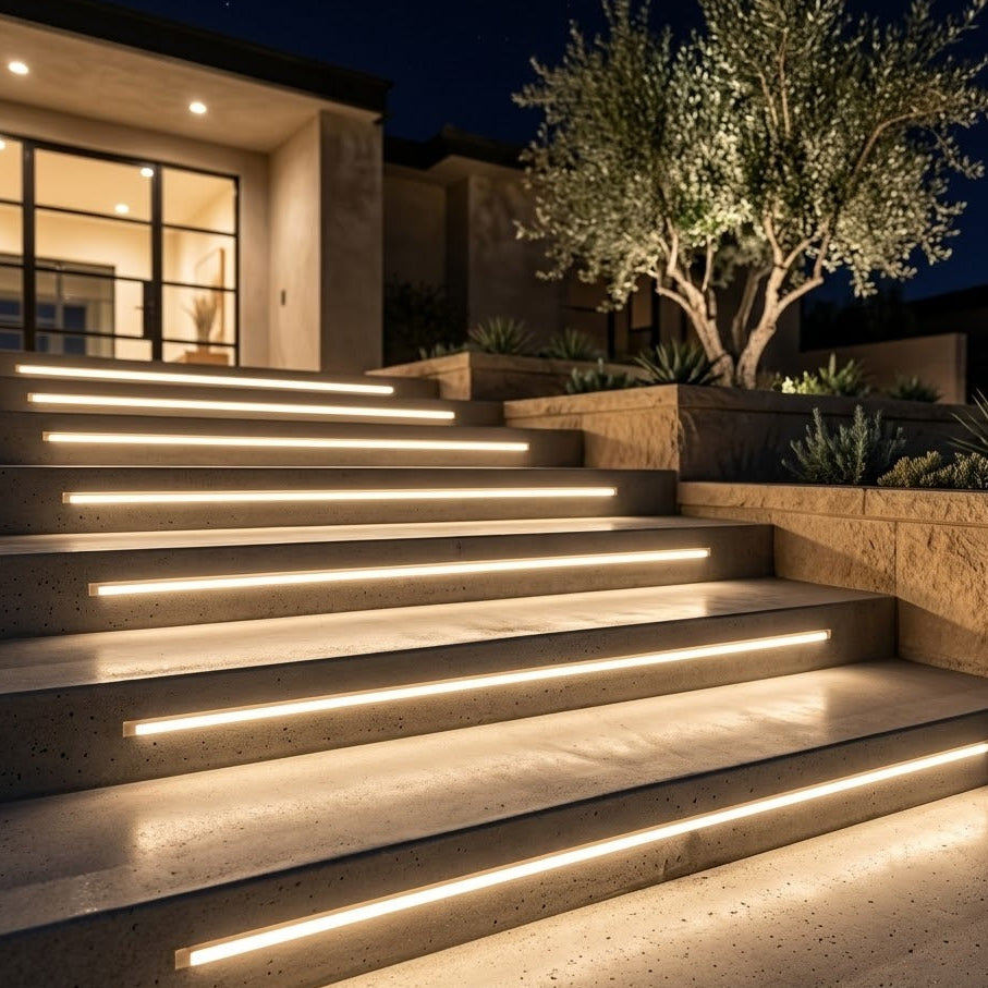 StepGlow — Outdoor Embedded LED Strip Light
