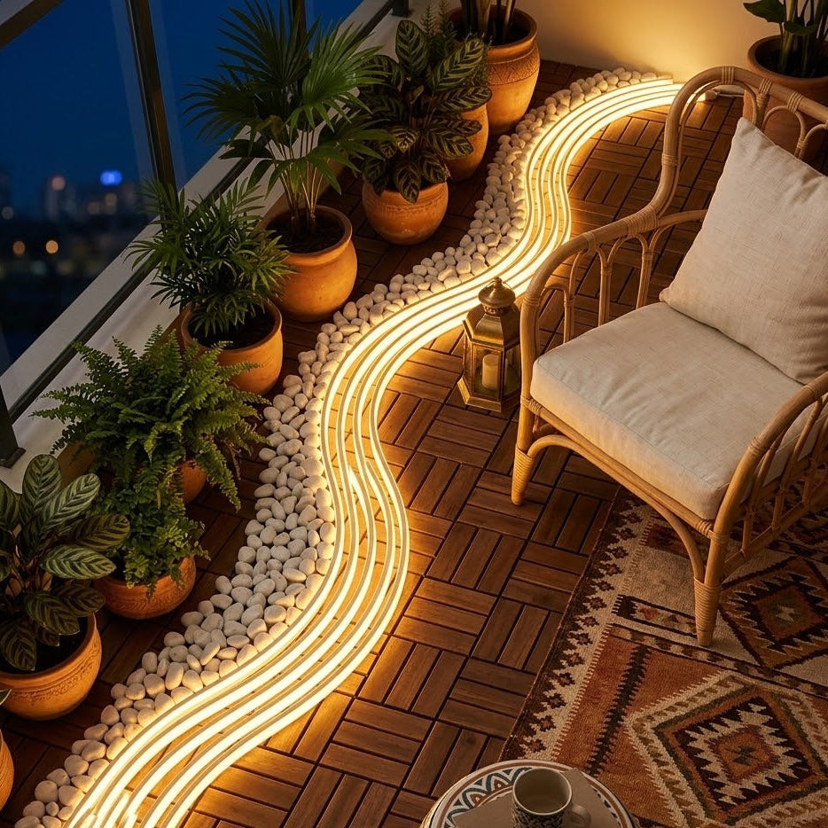 StepGlow — Outdoor Embedded LED Strip Light