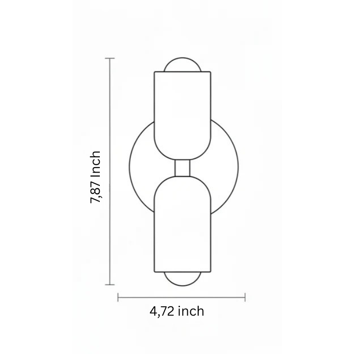 Nordic LED Wall Sconce | 4 Colors | Qonforta