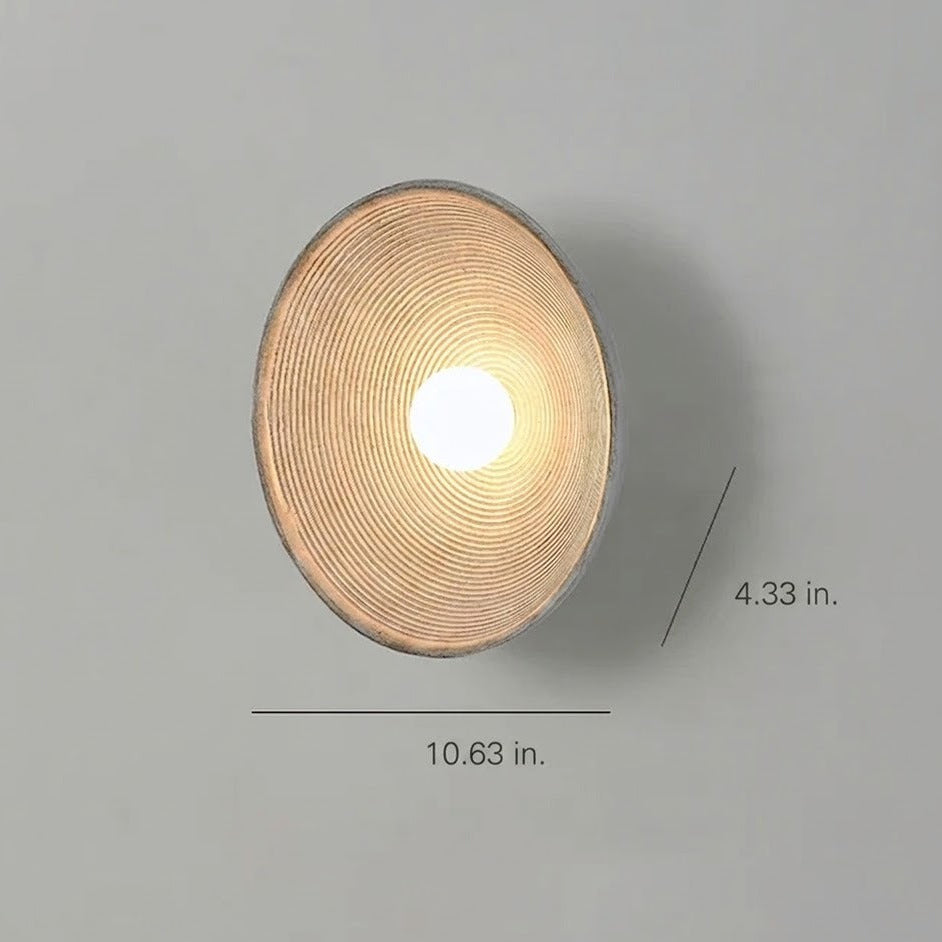 Circular LED Wall Sconce | Cool & Warm White | Qonforta