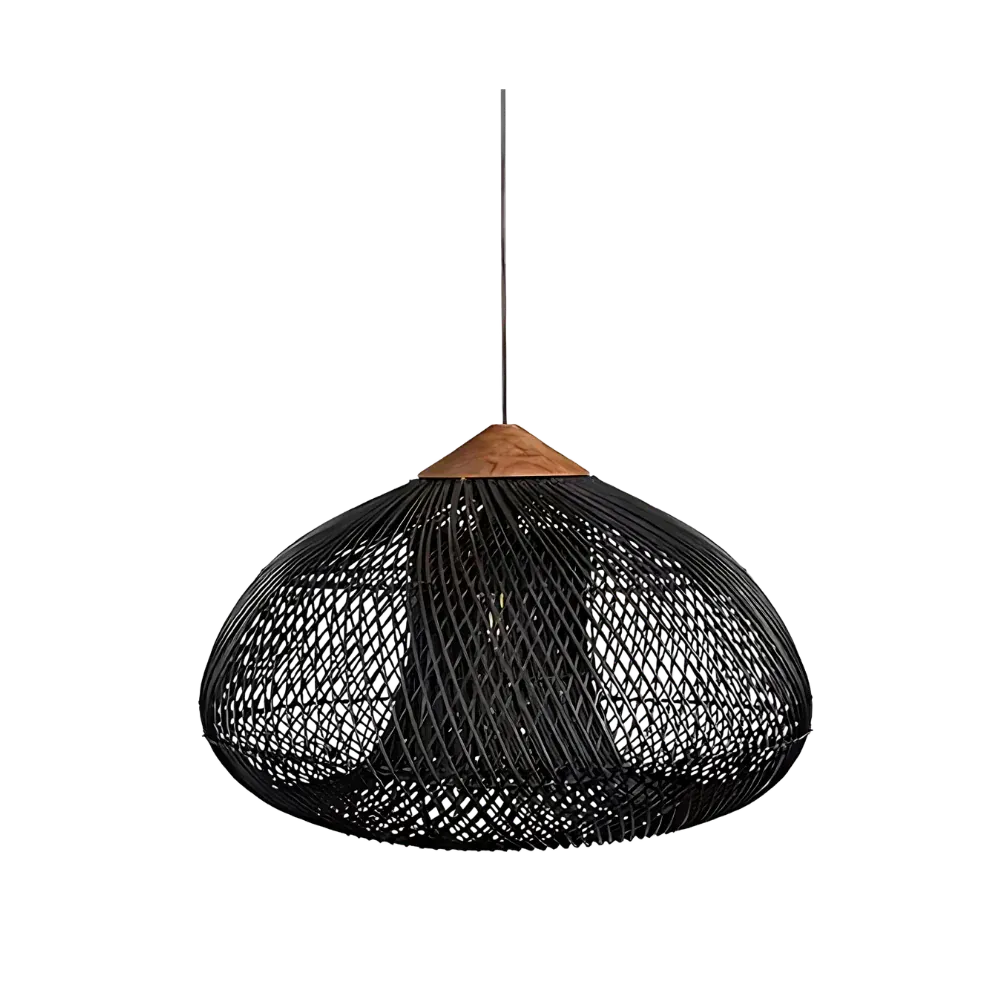 Nordic Rattan Pendant Light | 3 Colors | Qonforta