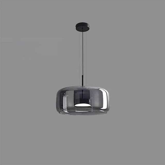 Smoked Glass Dimmable Pendant Light | 5 Sizes | Qonforta