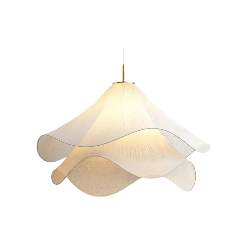 Fabric Japandi Pendant Light | 4 Sizes | Qonforta
