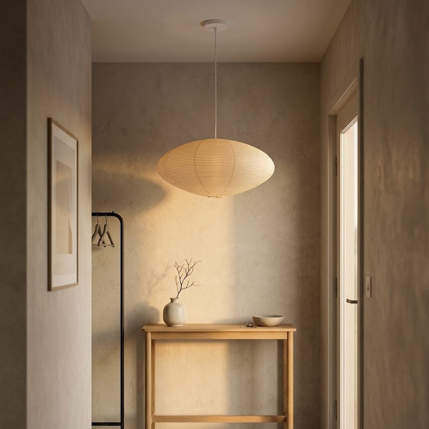 Mulberry Paper Pendant Light | 2 Sizes | Japandi | Qonforta