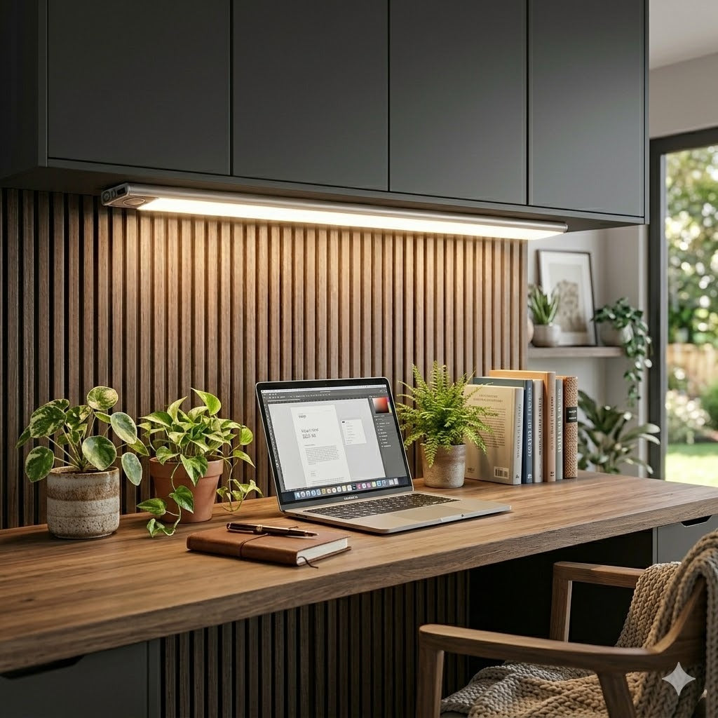 Motion Sensor Under Cabinet Light | USB Rechargeable, 3 Sizes | Qonforta
