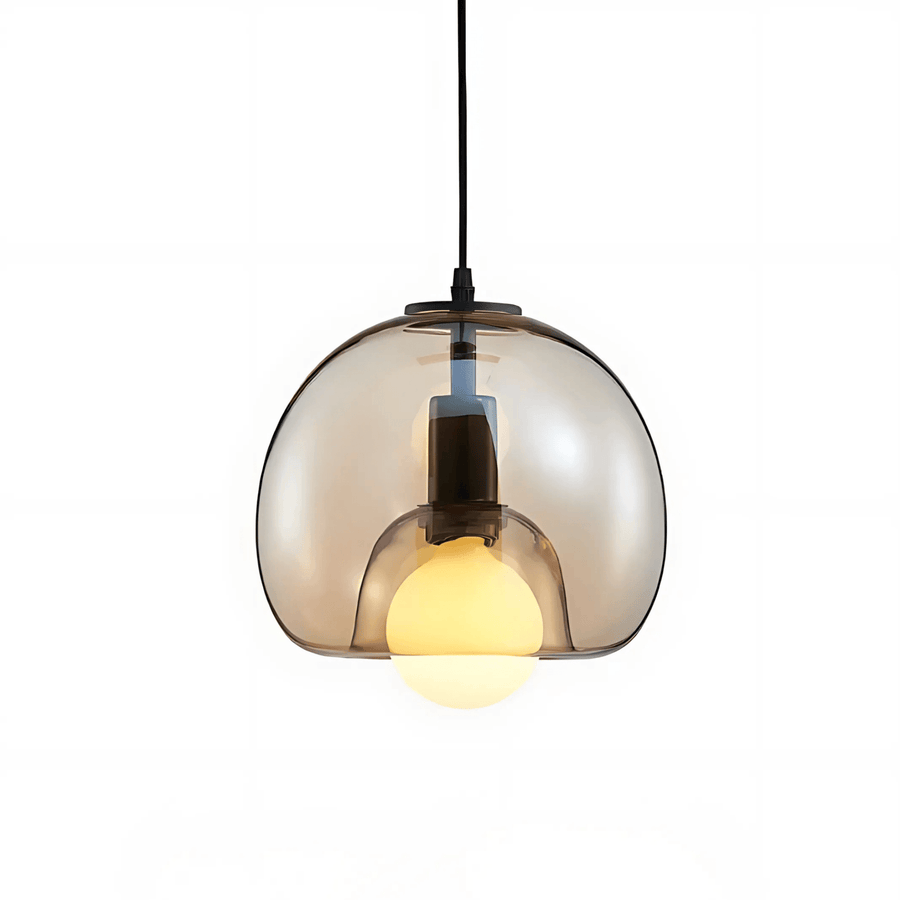Clyde Blown Glass Pendant Light in 3 Colors | Qonforta, Amber