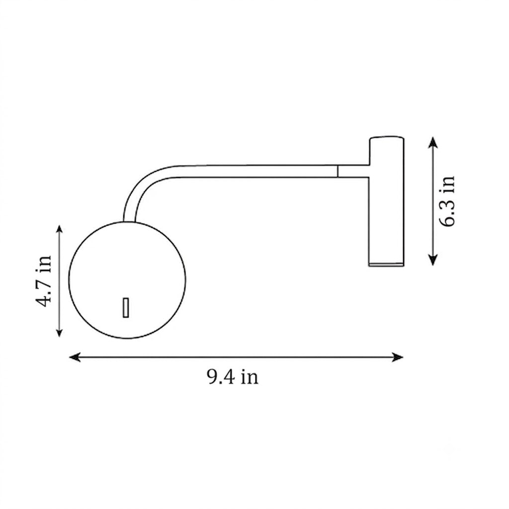 Adjustable LED Reading Wall Lamp | 4 Colors | Qonforta