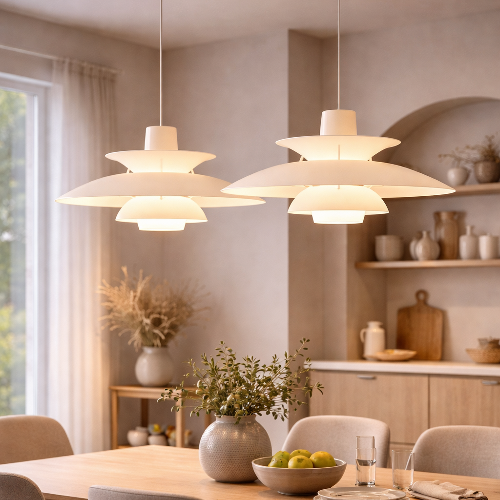 Saga Meerlaagse Metalen Hanglamp