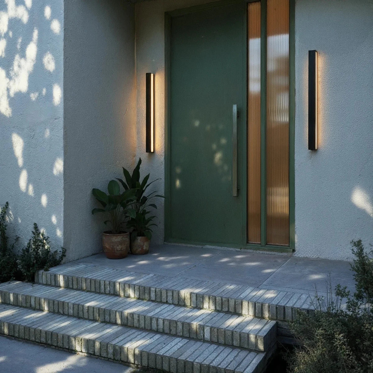 Aluminum Linear Outdoor Wall Light Dimmable – 7 Sizes | Qonforta