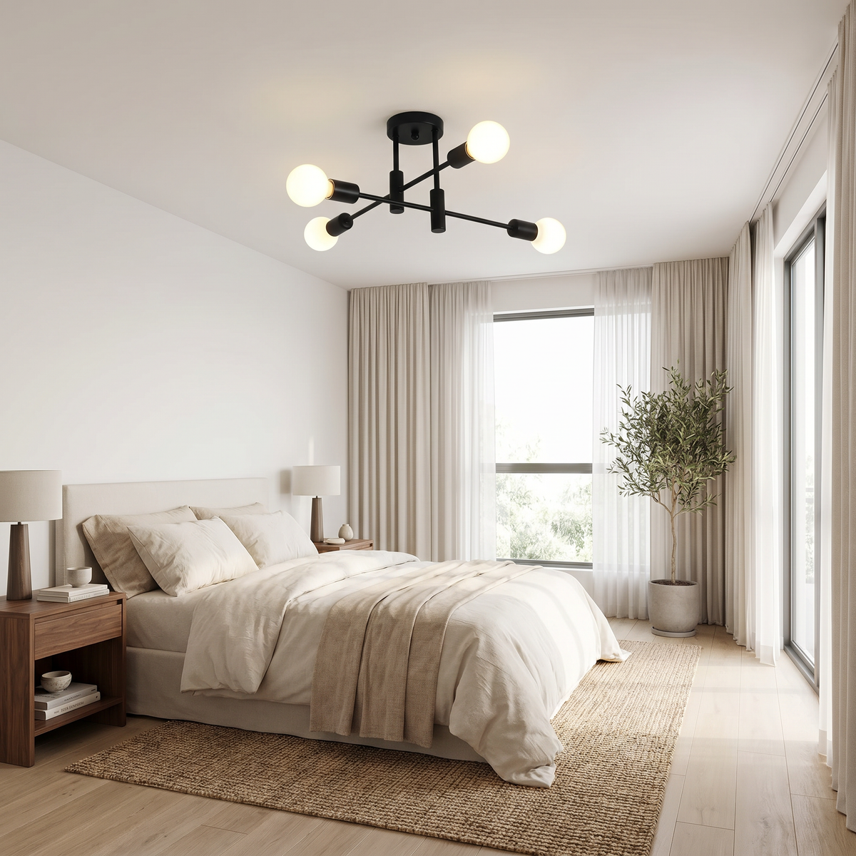 Ramo Stellare Sputnik Ceiling Light – 3 Sizes | Qonforta