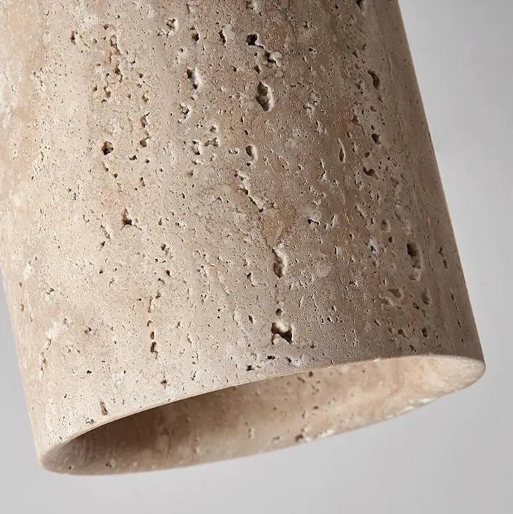 Stone Flush Mount Ceiling Light Japandi – 3 Color Temps | Qonforta