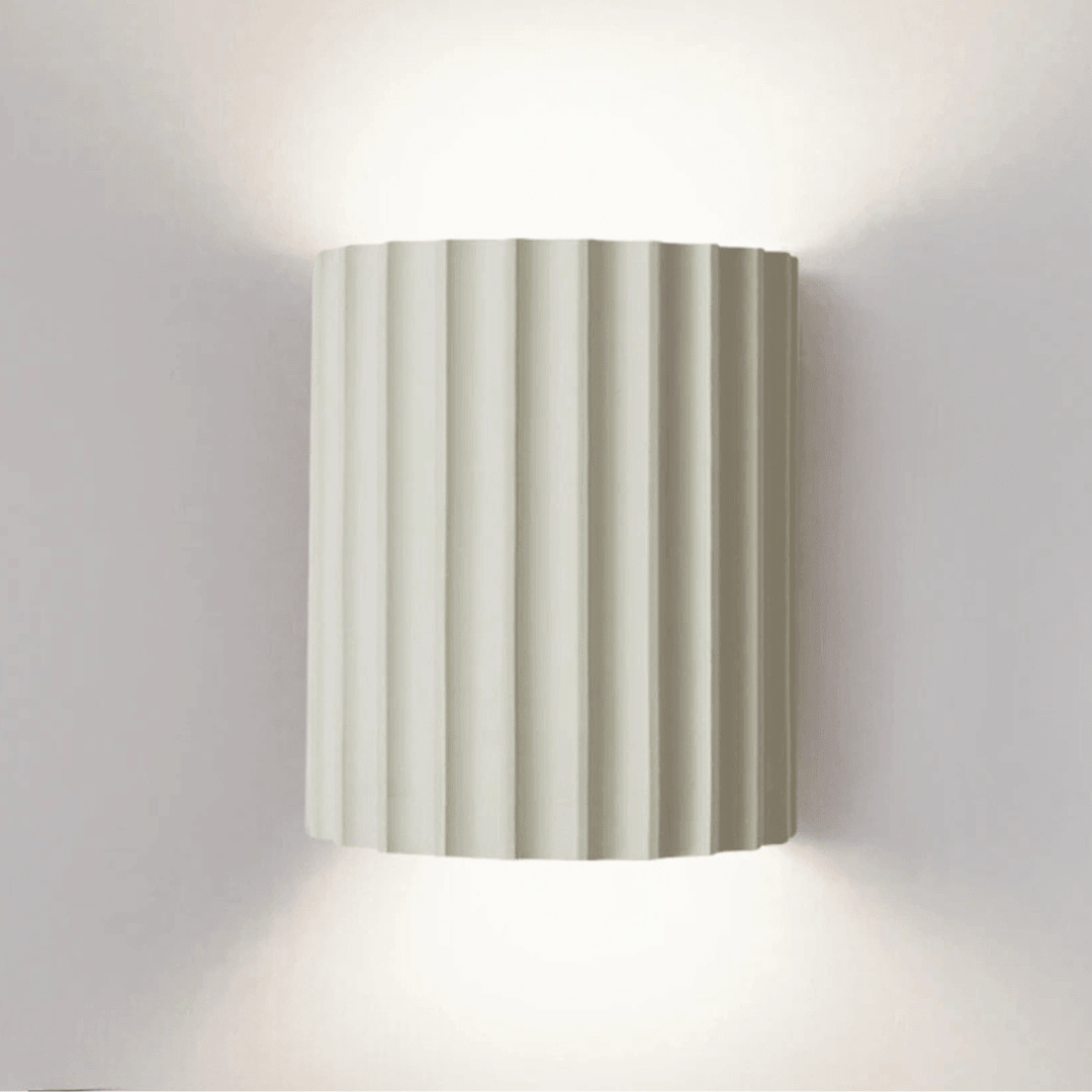 Resin Wall Sconce 2-Light Up Down Knob Switch – 4 Colors | Qonforta