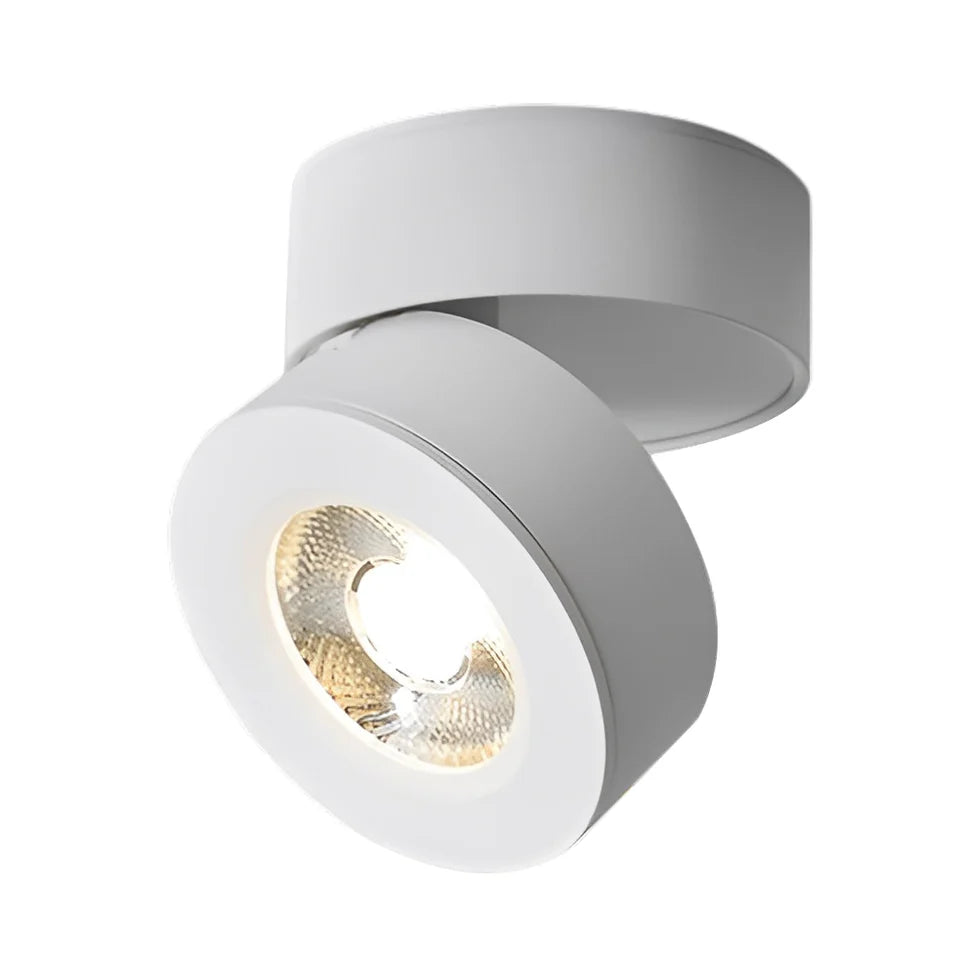 Pivot Surface Mount Spotlight | Black & White, 2 Light Modes | Qonforta