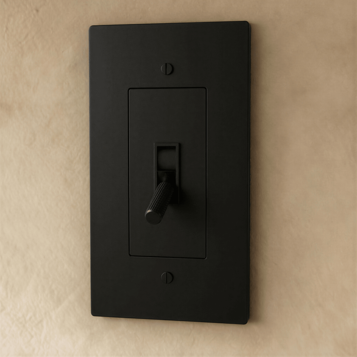 Solid Brass Toggle Light Switch – 7 Finishes | Qonforta