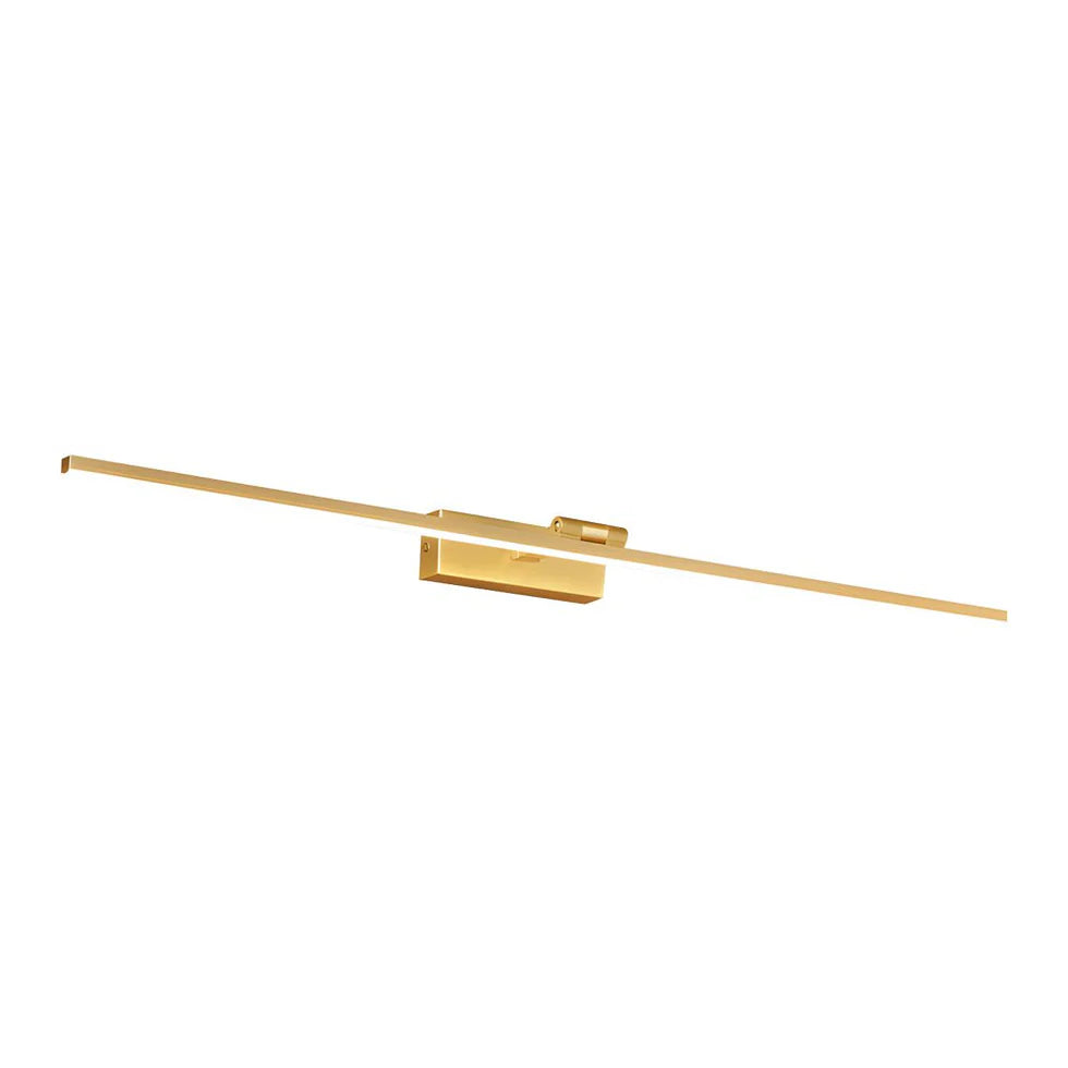 Lumara Rotatable LED Vanity Light Bar | Black & Copper | Qonforta