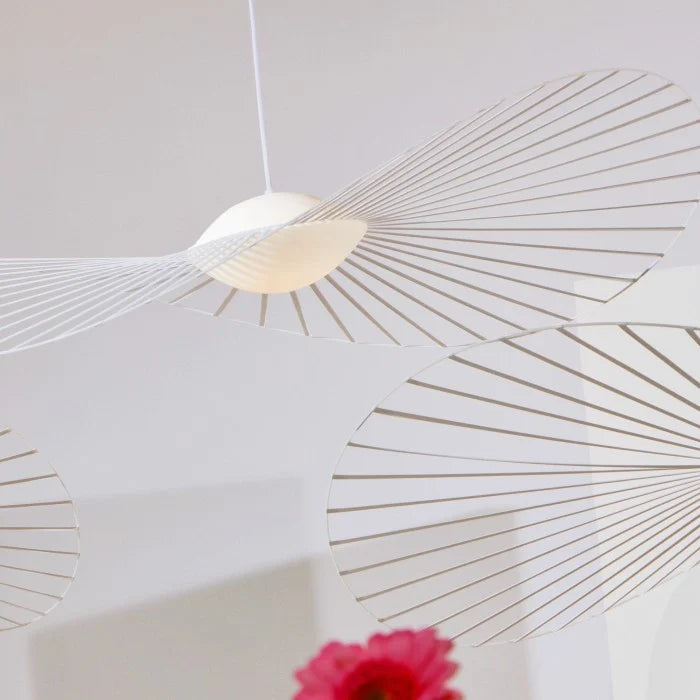 Wire Hat Pendant Light | 6 Sizes, Black & White | Qonforta