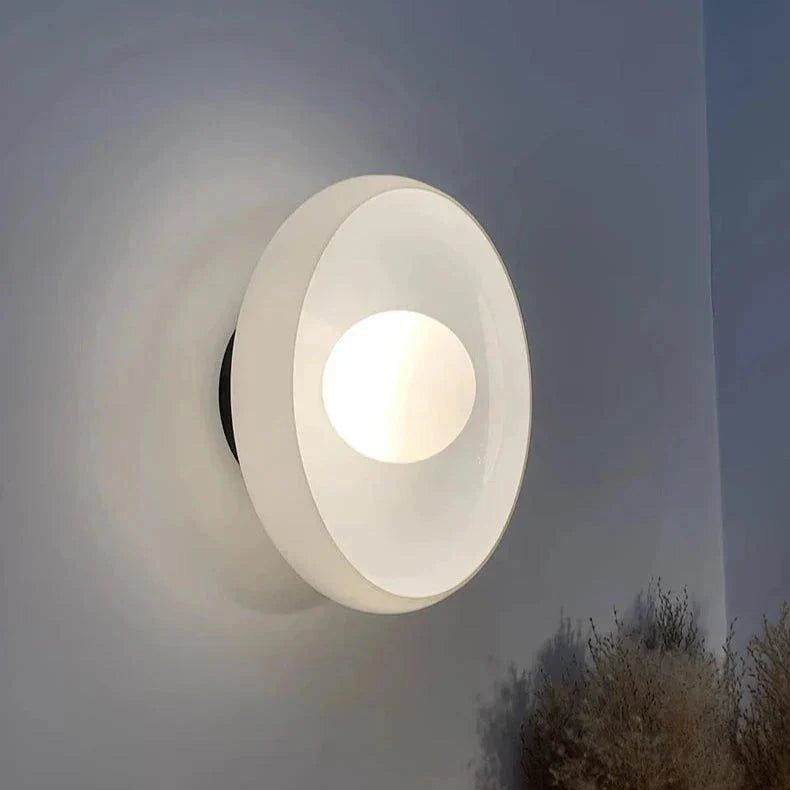 Glass Wall Sconce Up Down Light – Green & White | Qonforta