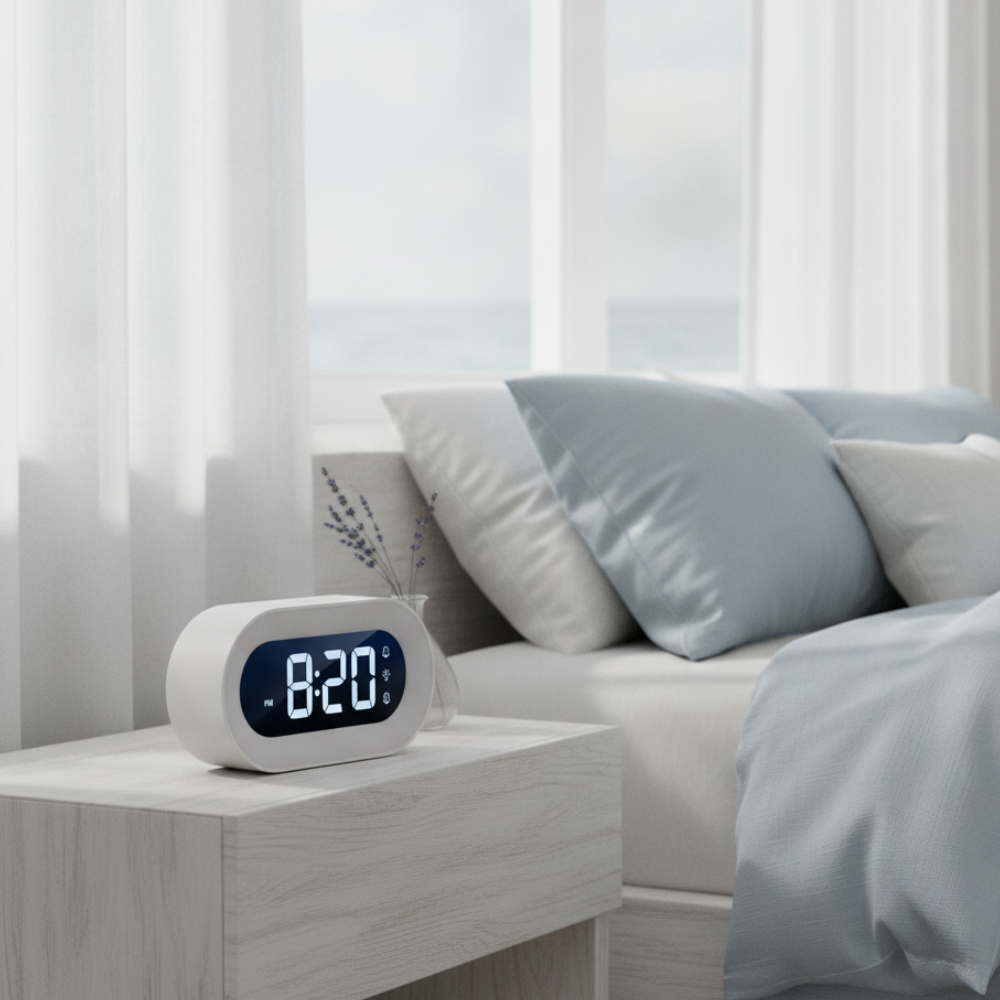 Sunrise Alarm Clock | Nature Sounds & Dimmable Light | Qonforta