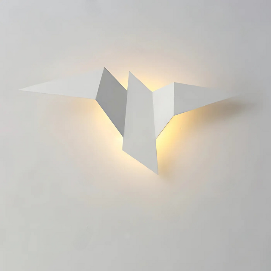 Origami Bird LED Wall Light in 3 Colors | Qonforta, White
