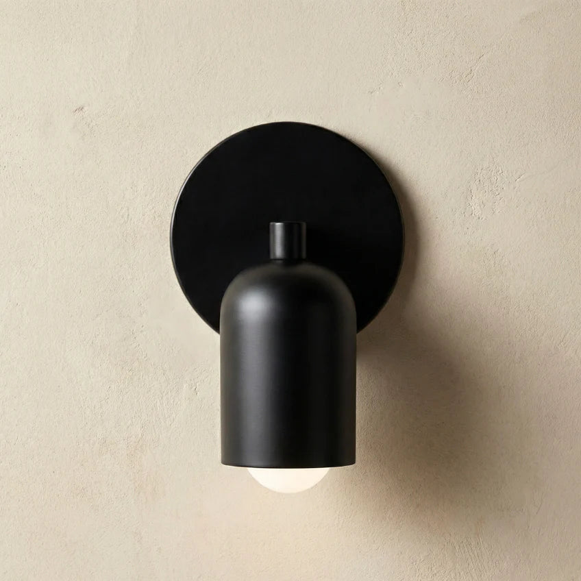 Modern Iron LED Wall Sconce | 5 Colors | Qonforta