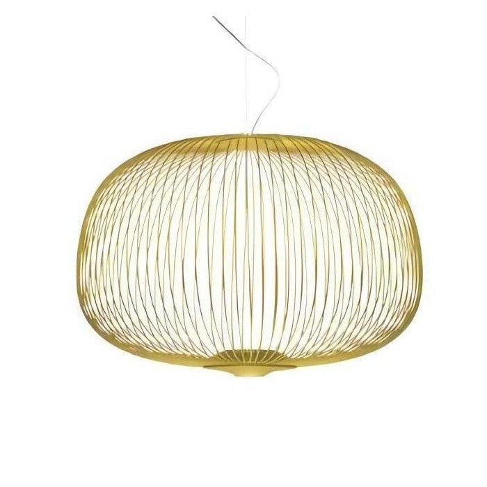 Wire Cage LED Pendant Light | 4 Colors | Qonforta