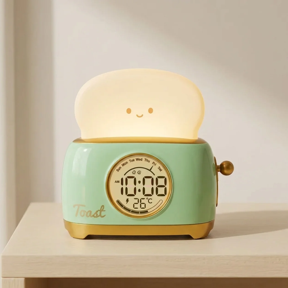 Kids Digital Alarm Clock | Night Light | Qonforta