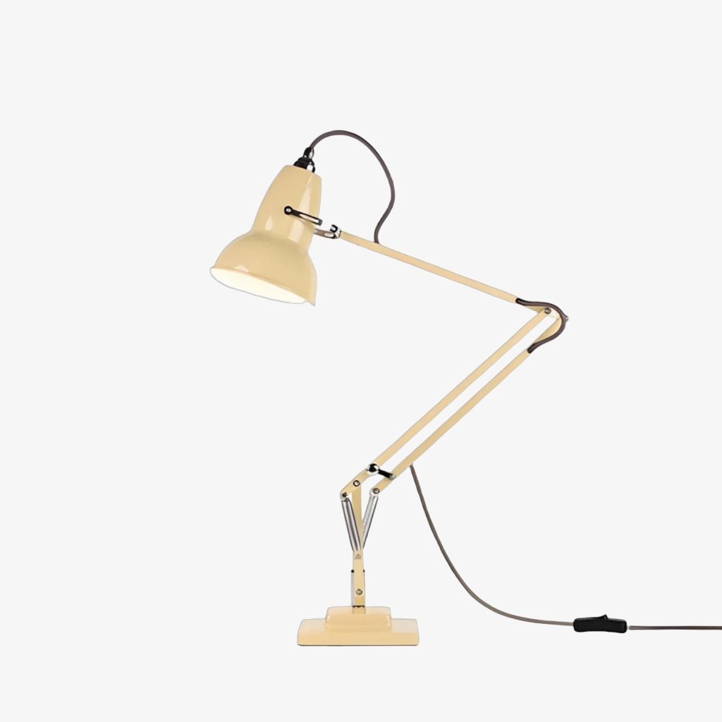 Adjustable Arm Desk Lamp Industrial Style Fabric Cord – 8 Colors | Qonforta
