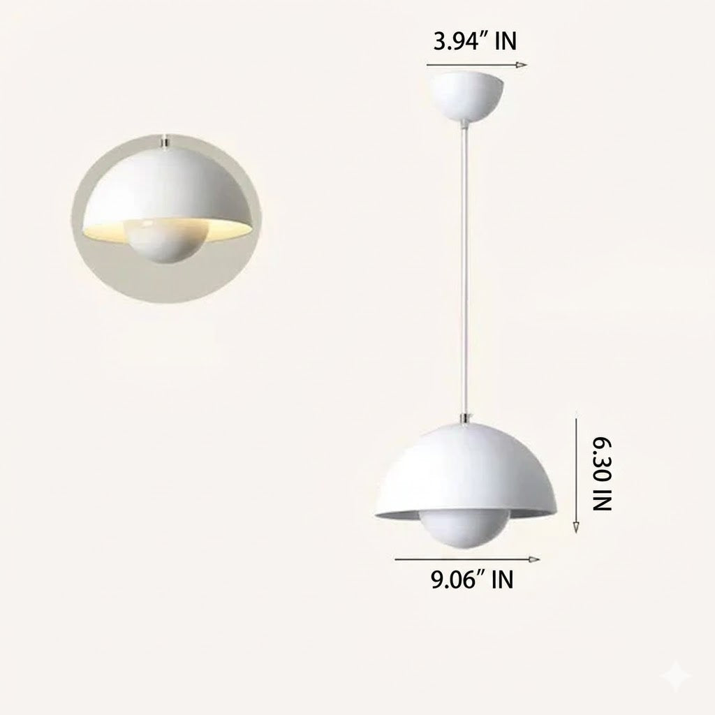 Mushroom Pendant Light | 7 Colors 2 Light Modes | Qonforta