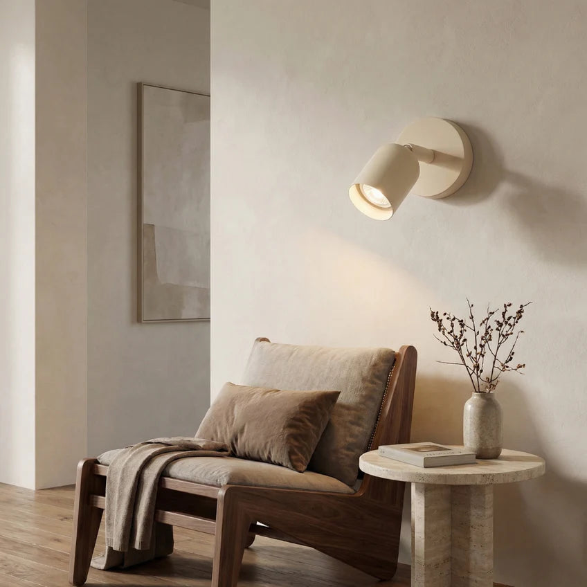 Rotatable Spotlight Wall Sconce | 5 Colors & 3 Light Modes | Qonforta