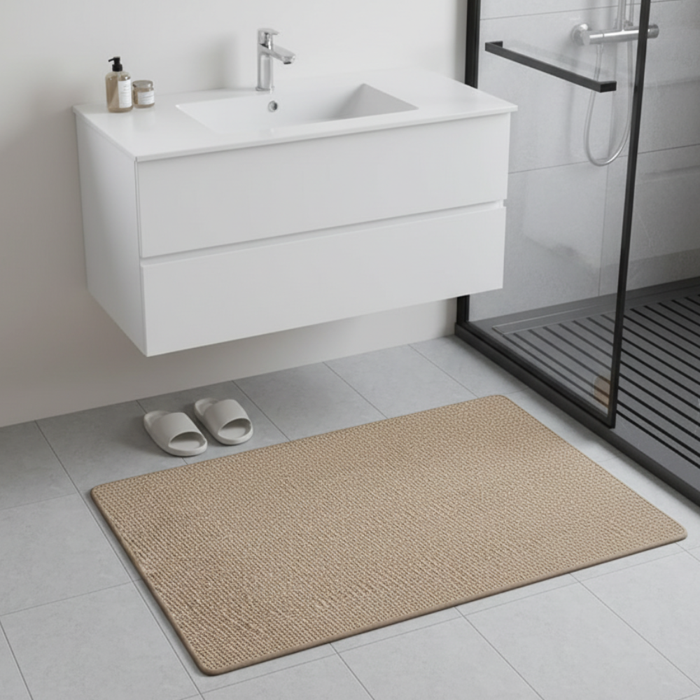 Premium Non-Slip Bathroom Rug | Absorbent Microfiber | Qonforta