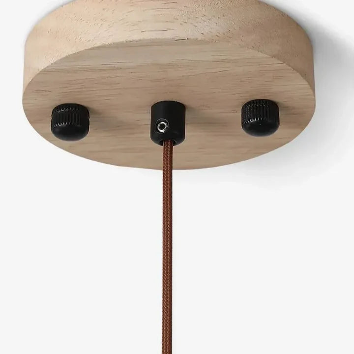 Travertine Stone Pendant Light | 2 Sizes 2 Light Modes | Qonforta