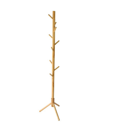 Solid Birch Coat Rack Stand, Freestanding Tree Coat Rack, 68.9 Inch Tall