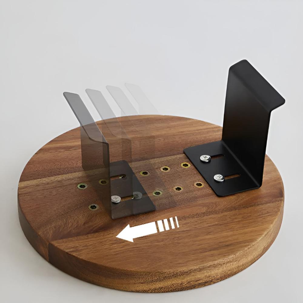 Adjustable bracket under the sofa arm tray