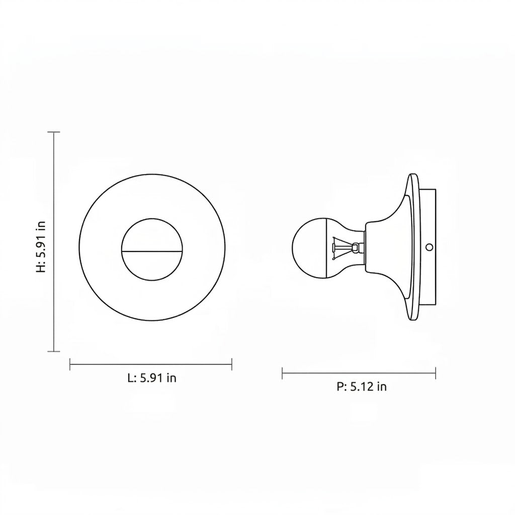 Colorful Iron Wall Sconce | LED Included | 3 Colors | Qonforta