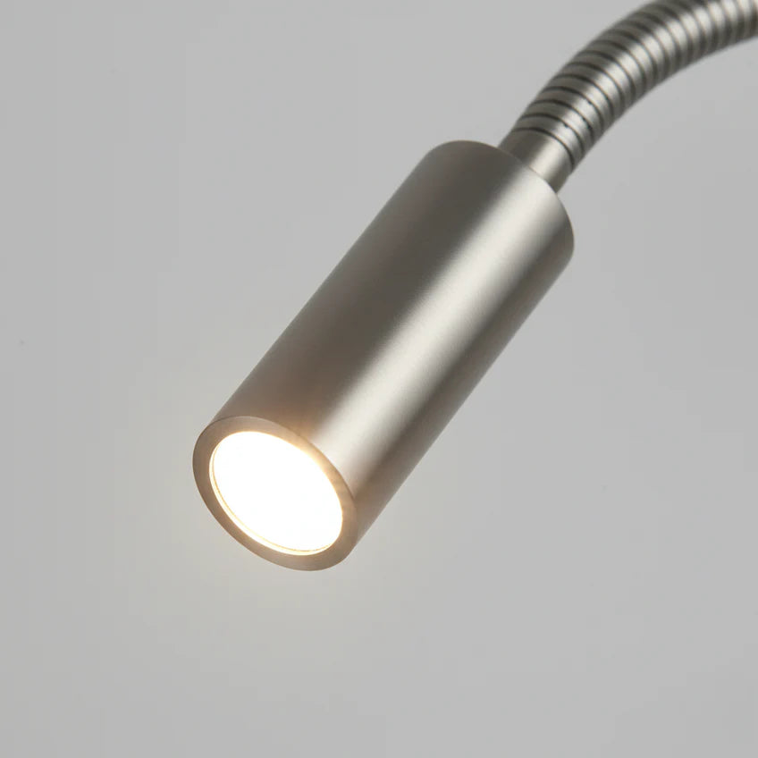 Adjustable Gooseneck Reading Wall Light | 3 Finishes | Qonforta
