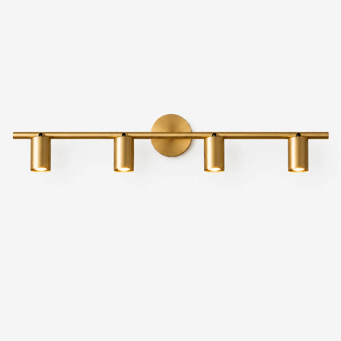 Rotatable Spotlight Wall Light | Brass & Matte Black | Qonforta