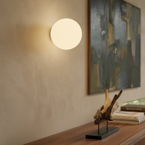 Glass Stone Wall Sconce G9 LED Warm White – 4 Sizes | Qonforta