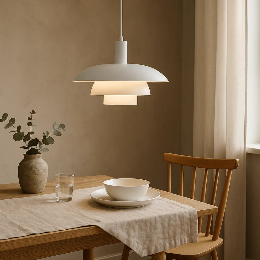 Danish Pendant Light Dimmable | 4 Colors & 2 Sizes | Qonforta